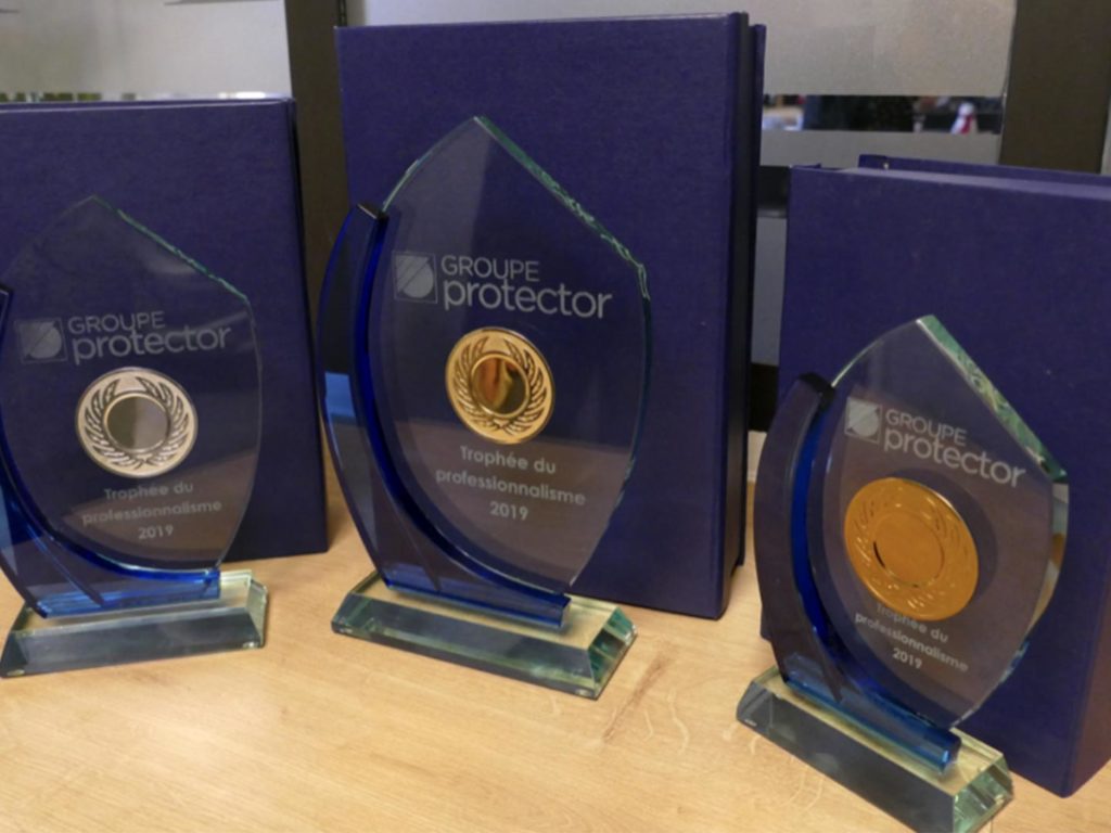 Groupe Protector trophée professionnalisme 2019