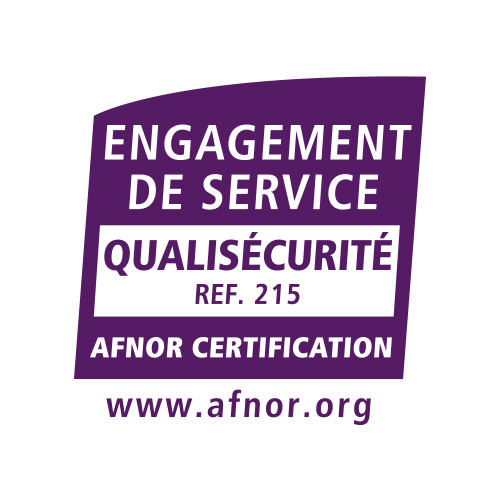 Groupe Protector dispose de la certification AFNOR Qualisécurité